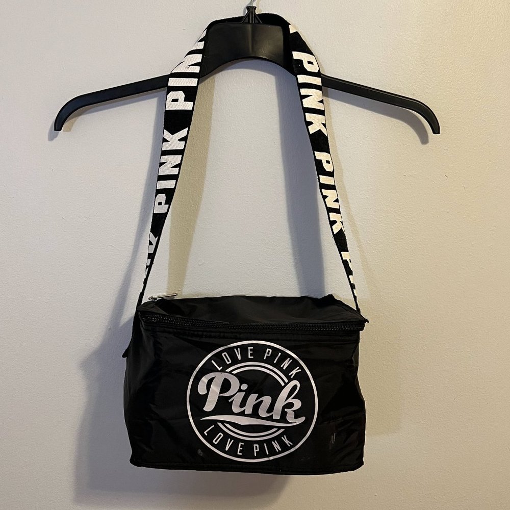 "Pink" Black Insulated Lunch Bag